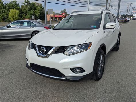 Pre Owned 2016 Nissan Rogue Sl In Pearl White Greensburg Pa B02346c