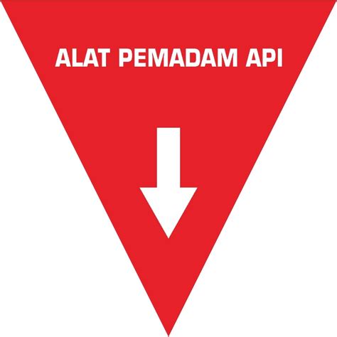 Stiker Rambu Apar