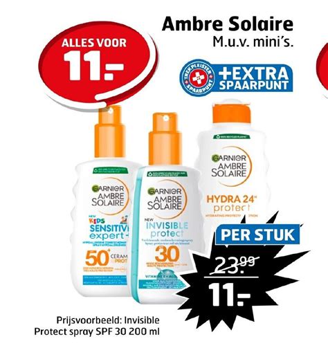 Ambre Solaire Aanbieding Bij Trekpleister