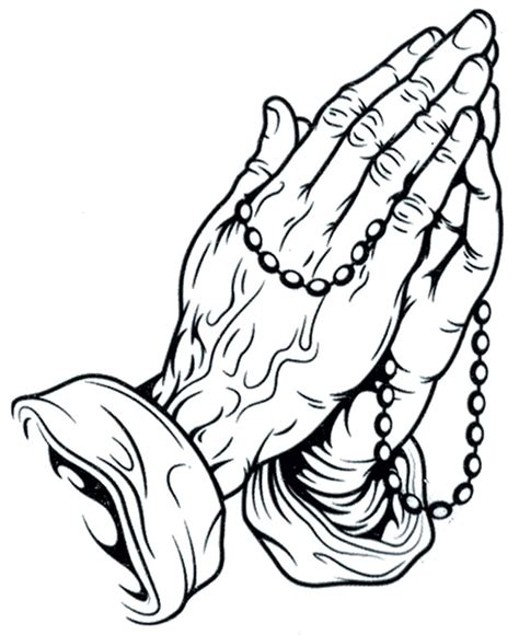 Praying Hands Catholic Christian Rosary Beads Waterproof Temporary Tattoos 2 Sheets Artofit