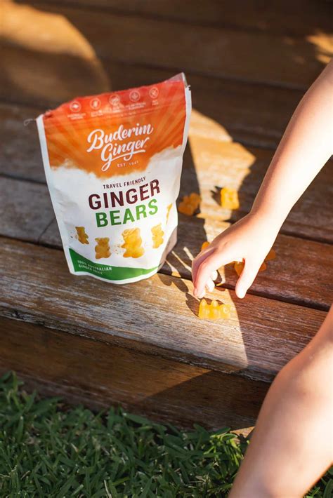 Ginger Bears 175g Buderim Ginger