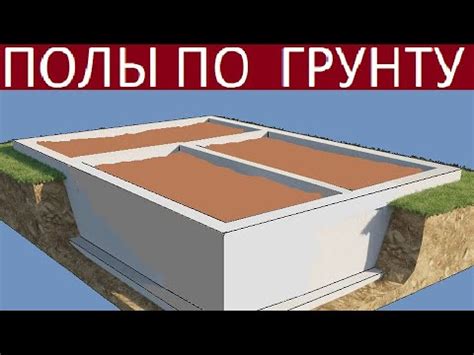 ПОЛ ПО ГРУНТУ ОСОБЫЕ НОРМЫ - YouTube