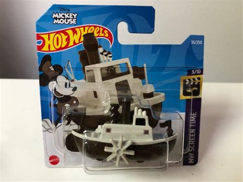 Hot Wheels Hotwheels Hotwhels Mickey Mouse Steamboat Willie Parnik