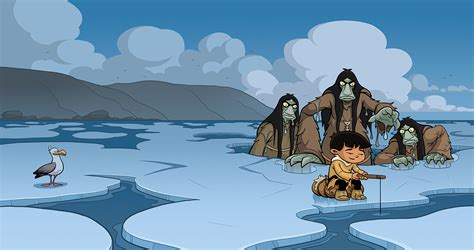 The Orphan And The Qallupilluit Behance