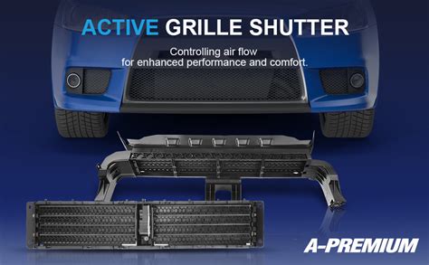 A Premium Lower Active Grille Shutter With Motor Compatible With Chevrolet Malibu