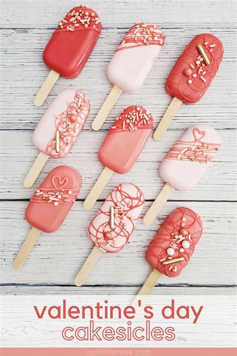 Valentine S Day Cakesicles In 2021 Valentines Day Cakesicles Valentines Day Valentines