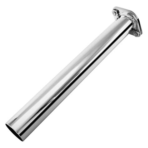 Patriot Exhaust® H1620 Steel Street Rod Round Chrome Dump Tube