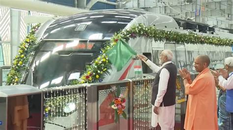 Delhi Meerut RRTS PM Modi Inaugurates Indias First NaMo Bharat Train