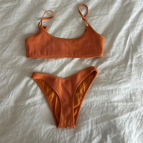 Pacsun Orange Bikini Summer Staple Bikini Summer Depop