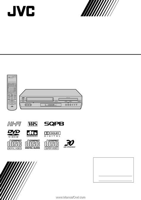 jvc vcr dvd combo manual | Illustration Nan