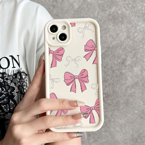Jual UCUC Infinix Hot 8 X650 X650C Soft Silicone Cute Pink Bow Butterfly Pattern Untuk Phone