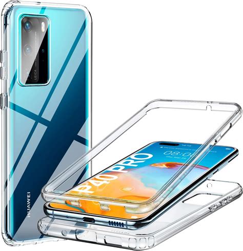 Ivencase Coque Huawei P40 Pro Transparent Coque Pour Huawei P40 Pro