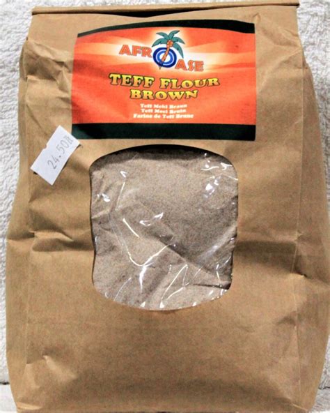 Afro Ase Teff Flour Brown 1kg Afro Euro Afryka Shop Warsaw Poland