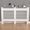 Fativo High Radiator Cover Wood Cabinet External Cm Height White