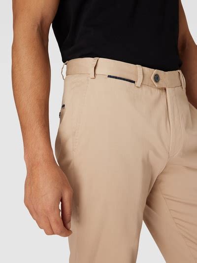 Hiltl Stoffhose Mit Eingrifftaschen Modell Peaker Sand Online Kaufen