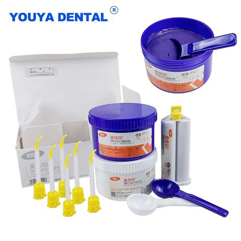 Dental Impression Material Kit Putty Light Body Dentistry Silicone