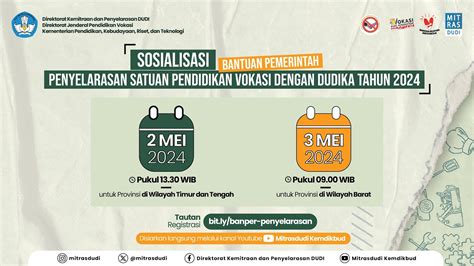 Sosialisasi Bantuan Pemerintah Penyelarasan Pendidikan Vokasi Dengan