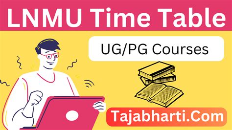 Lnmu Time Table Ba Bsc Bcom Ma Msc Exam Date Pdf