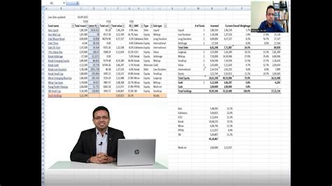 Calculate Portfolio Returns Using Xirr Youtube