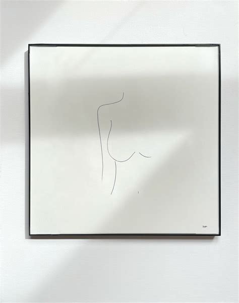 Minimalist Line Art Woman Nude Aesthetic Home Decor Body Etsy