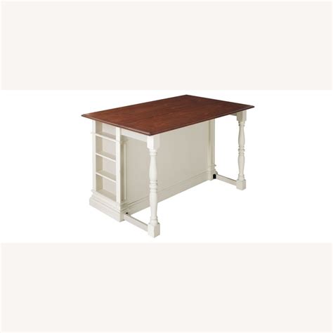 Pemberton Counter Height Kitchen Island W Leaf Aptdeco