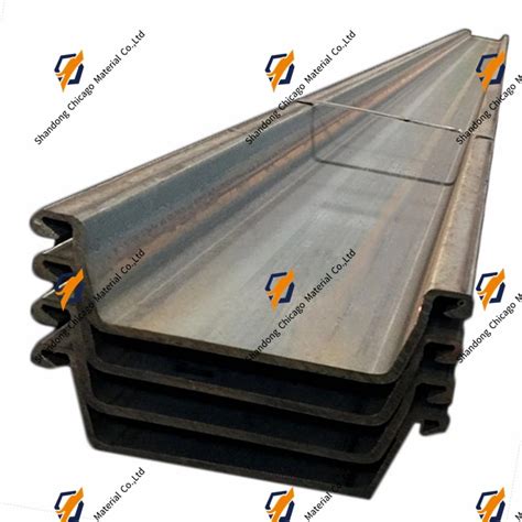 Hot Selling Steel Profile Sheet Pile Hot Rolled Type 2 U Z Type Sy295 Sy390 Cold Formed Steel