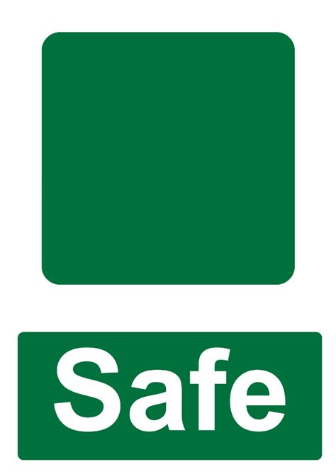 Free Signage Uk Printable Safe Condition Signs