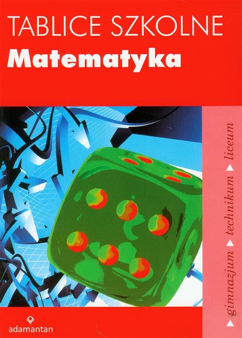 Tablice Szkolne Matematyka Gimnazjum Technikum Liceum Mizerski