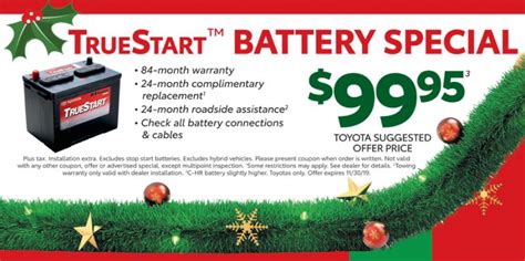 November 2019 Truestart Battery Baltimore Toyota Dealers Service