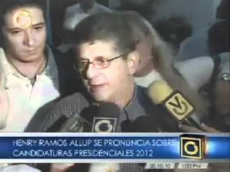 Declaraciones De Henry Ramos Allup YouTube