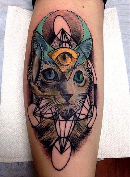 Tattoo Cat Eyes 20 Ideas For 2019 Geometric Tattoo Unique Tattoos