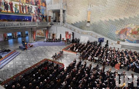 Photo: Nobel Peace Prize ceremony at City Hall in Oslo - LON20191210133 ...