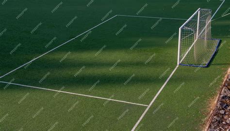 Cancha de futbol sintetica | Foto Premium