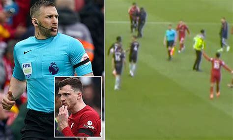 Liverpool Elbow Linesman Taken Off Duty While Fa Investigate Andy