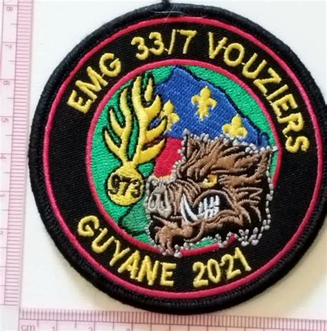 Ecusson Police Gendarmerie Patch Badge Guyane Cayenne Egm Emg