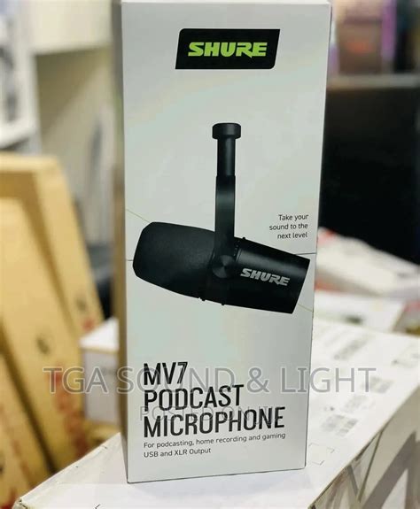 Shure Mv Podcast Mic Free Stand In Accra Metropolitan Audio Music