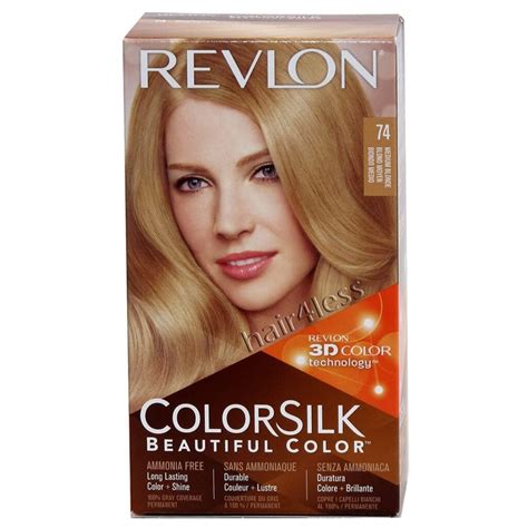 Revlon ColorSilk Beautiful Color 74 Medium Blonde BD Amajan Shop