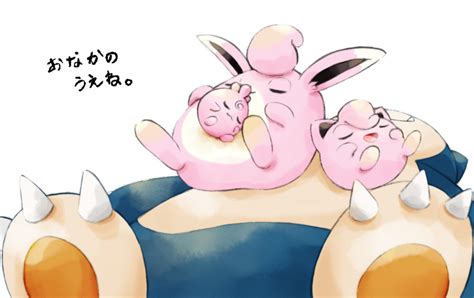 Jigglypuff Snorlax Wigglytuff And Igglybuff Pokemon Drawn By