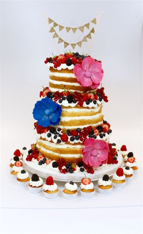 Naked Cake Barbara Aletter Patisserie Hochzeitstorten Und