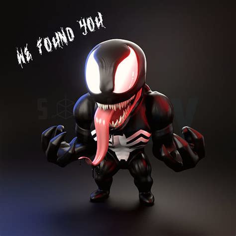 Cute Baby VENOM Symbiot 3D model | CGTrader