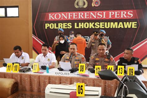 Polres Lhokseumawe Ungkap Kasus Penipuan Dengan Modus Investasi Kelapa