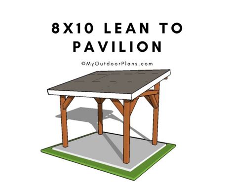 X Lean To Pavilion Plans Pavilion Plans Lean To Roof Wooden Pavilion