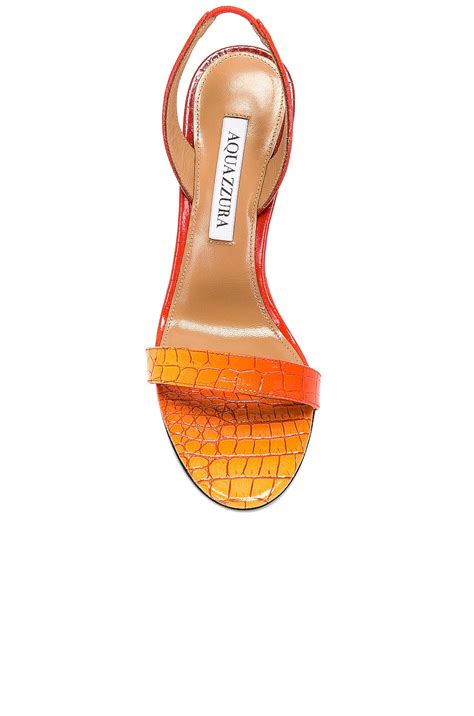 Aquazzura So Nude Sandal In Orange Degrade FWRD