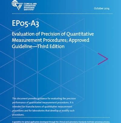 Ep Evaluation Of Precision Of Quantitative