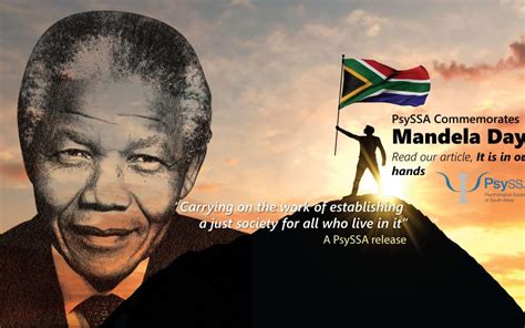 PsySSA Commemorates Nelson Mandela Day 2022 – It is in Our Hands | PsySSA