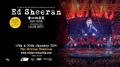 Ed Sheeran To Bring His Record Breaking ‘ ÷ X Tour To Dubai In