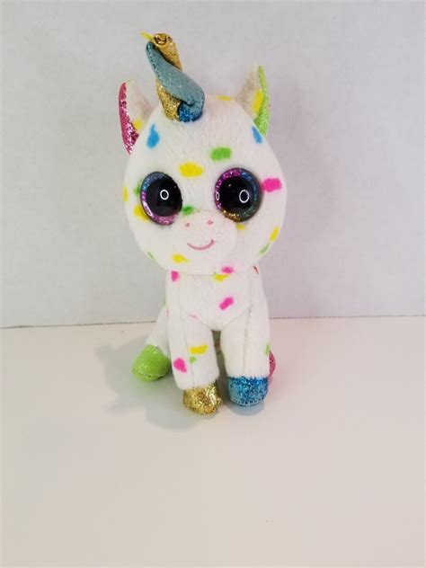 Ty Beanie Boos Harmonie Unicorn 7 Inch Plush Stuffed Animal Toy T Ebay