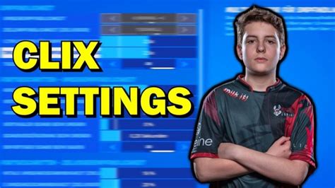 Clix Fortnite Settings Keybinds Sensi And Setup Gamerslens