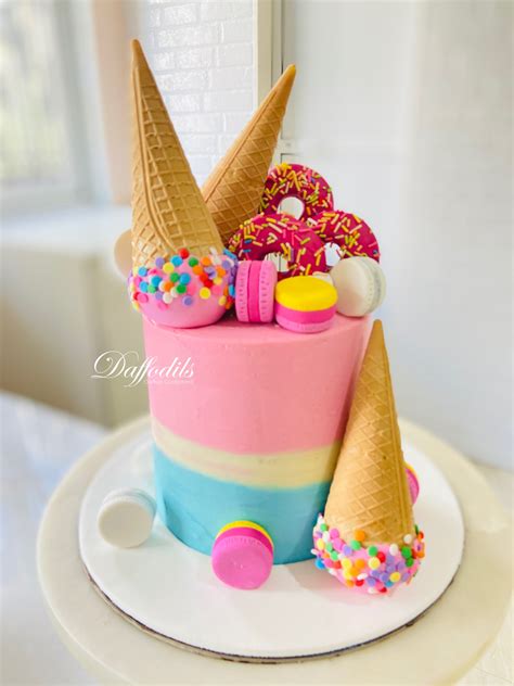 Ice Cream Candy Cake – Daffodils Patisserie