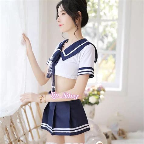 Jual 4 4 Sale Lingerie Cosplay Set Kostum Seragam Baju Sekolah Siswi